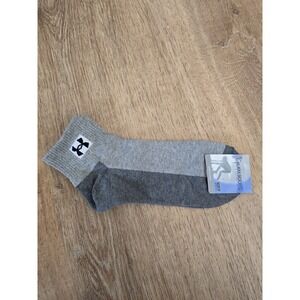 Glam‎ Socks Men's Cotton Crew Socks Gray & Light Gray Casual Everyday Comfort
